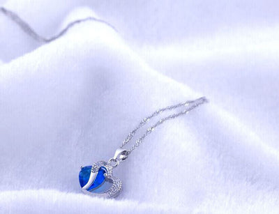 6 colors Top Class lady fashion heart pendant necklace