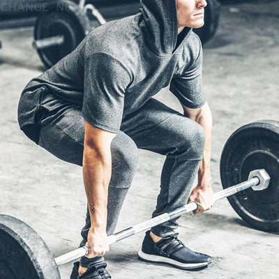bodybuilding jacket Sweatshirt male sportswear clothing
