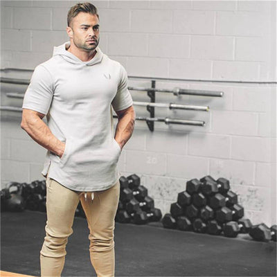 bodybuilding jacket Sweatshirt male sportswear clothing