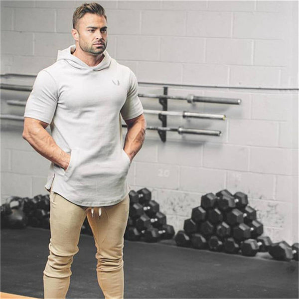 bodybuilding jacket Sweatshirt male sportswear clothing