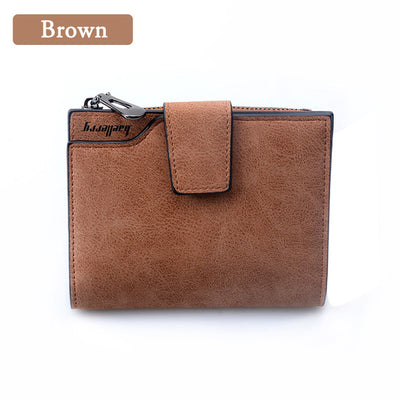 Wallet Women Vintage Fashion Top Quality Small Wallet Leather Purse Female  Money Bag Small Zipper Coin Pocket Brand Hot !!