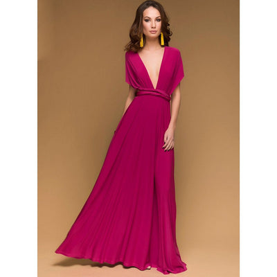 20 Color Summer Sexy Women Boho Maxi Dress Red Bandage Long Dress 2017 Sexy Women Dress Bridesmaids Robe Longue Femme