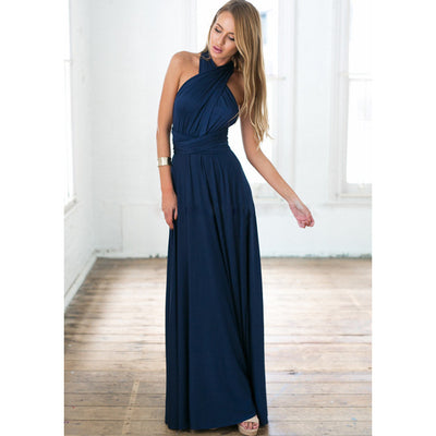 20 Color Summer Sexy Women Boho Maxi Dress Red Bandage Long Dress 2017 Sexy Women Dress Bridesmaids Robe Longue Femme