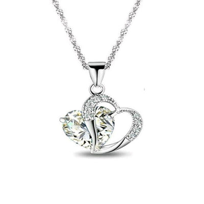 6 colors Top Class lady fashion heart pendant necklace