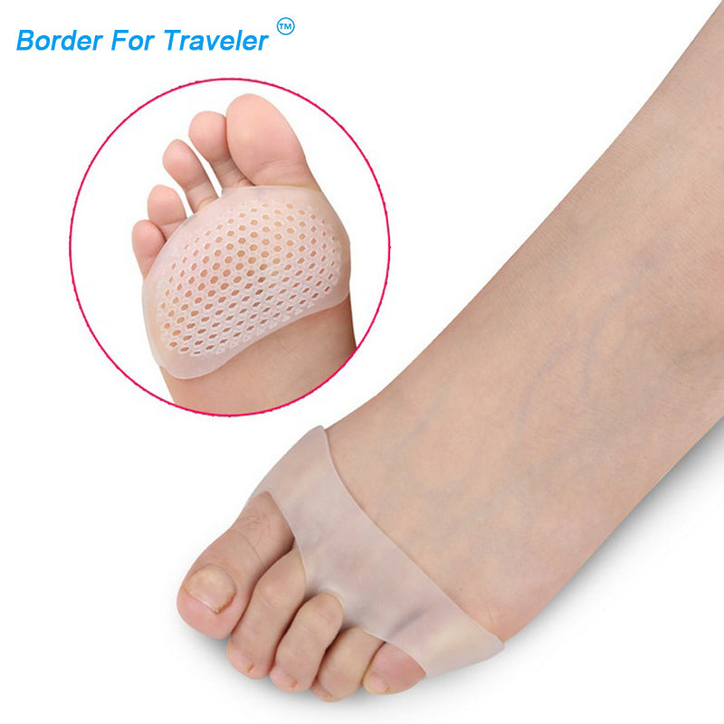 Soft Silicone Gel Toe Pads High heel shock absorption anti Slip-resistant metatarsal foot Pad Forefoot Pad Feet Pain Health Care