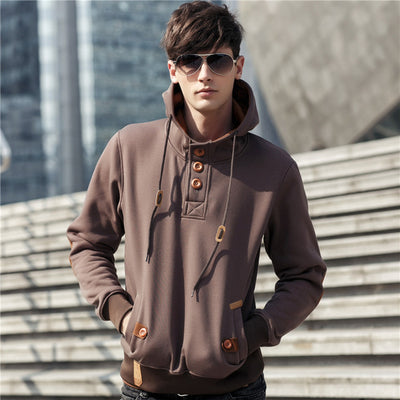 Sweatshirt Men Fashion hoodies Mens Casual Cotton Cardigan Streetwear 2017 New Hooded Pullover Fitness Jackets Man Plus Size 371